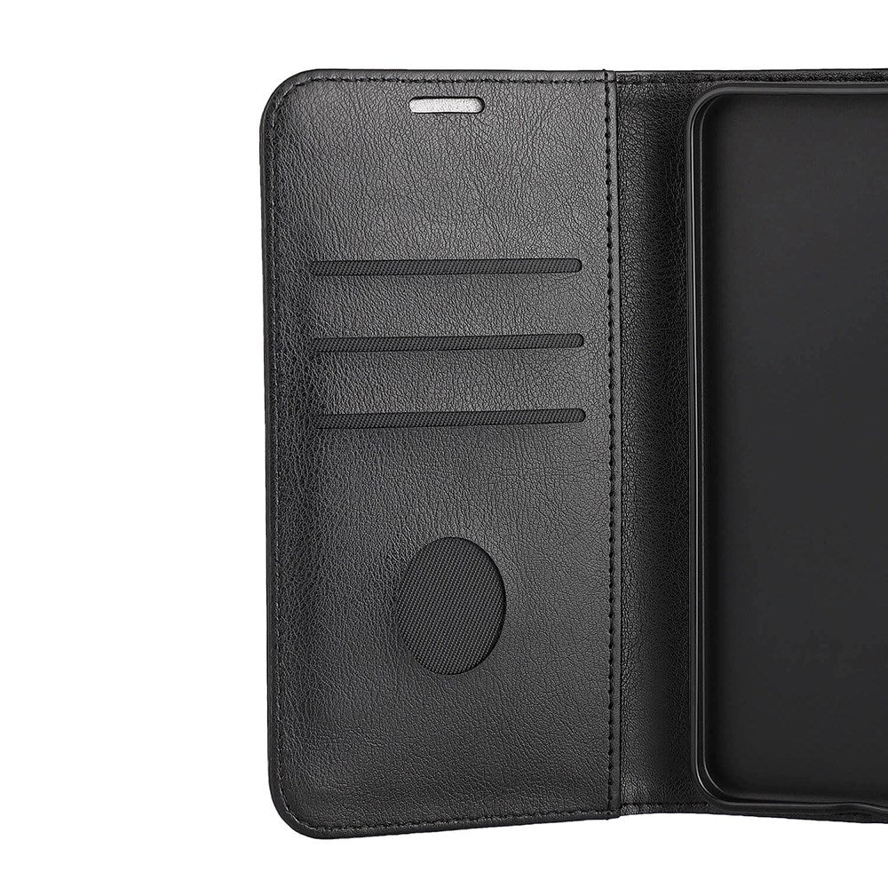 RadiCover Samsung Galaxy S25 Anti Radiation Faux Leather Flip Cover m. Lommebok - Svart 