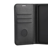 RadiCover Samsung Galaxy S25 Anti Radiation Faux Leather Flip Cover m. Lommebok - Svart 