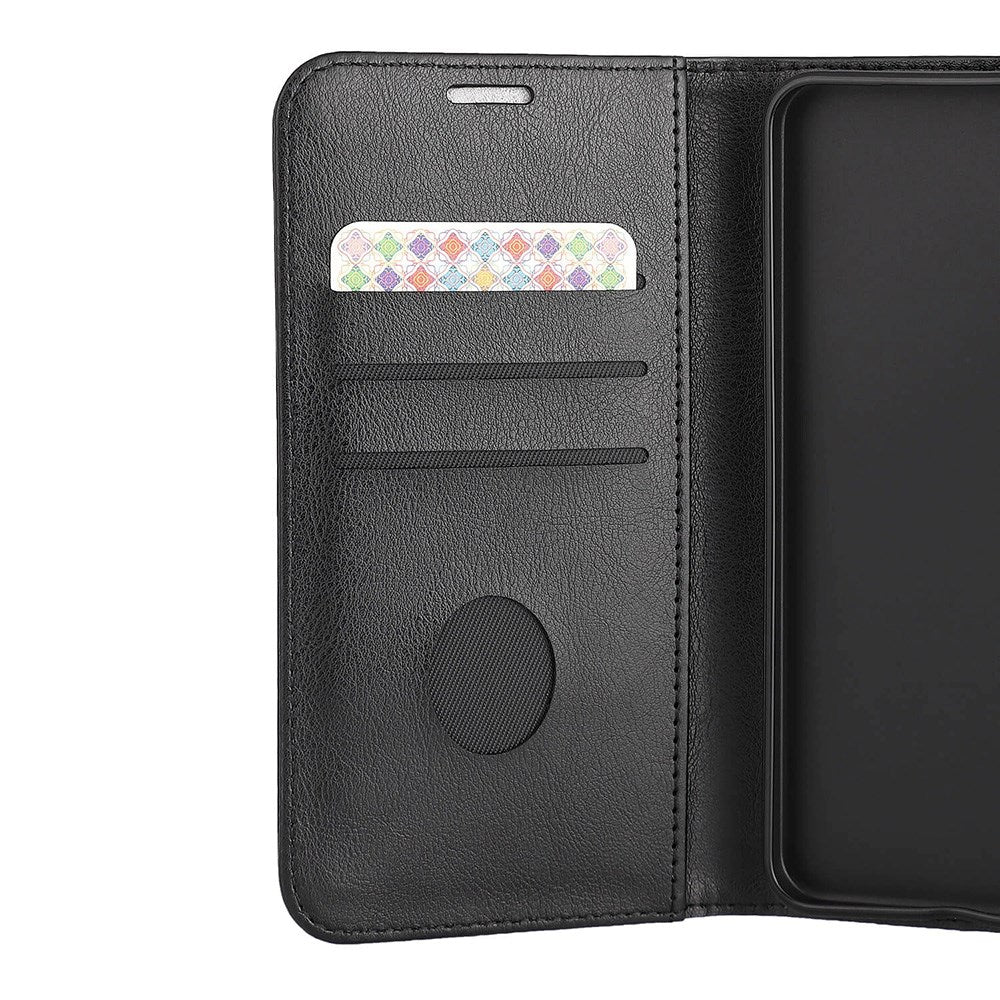 RadiCover Samsung Galaxy S25 Anti Radiation Faux Leather Flip Cover m. Lommebok - Svart 