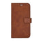 iPhone 17 Pro RadiCover Exclusive 2-in-1 Anti Stråling Læder Flip Case m. Kortholder - MagSafe Kompatibel - Brun