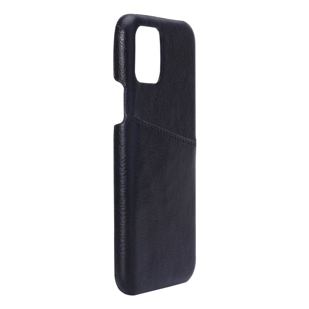 iPhone 11 Pro Onsala Kunstlæder Cover m. Lomme til Kort - Sort