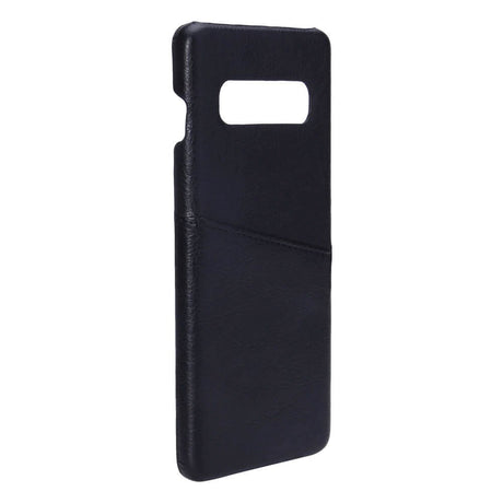 Samsung Galaxy S10+ (Plus) Onsala Kunstlæder Cover m. Lomme til Kort - Sort