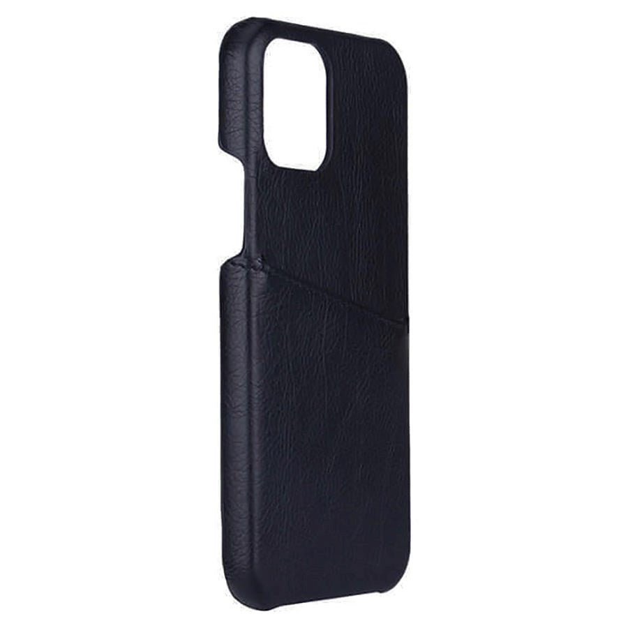 iPhone 12 Pro / 12 GEAR Onsala Collection skinndeksel m. Kortlomme - Sort