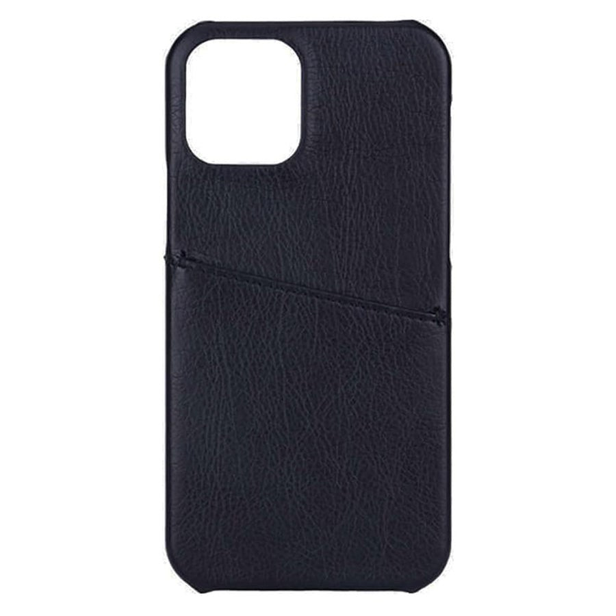 iPhone 12 Pro / 12 GEAR Onsala Collection skinndeksel m. Kortlomme - Sort