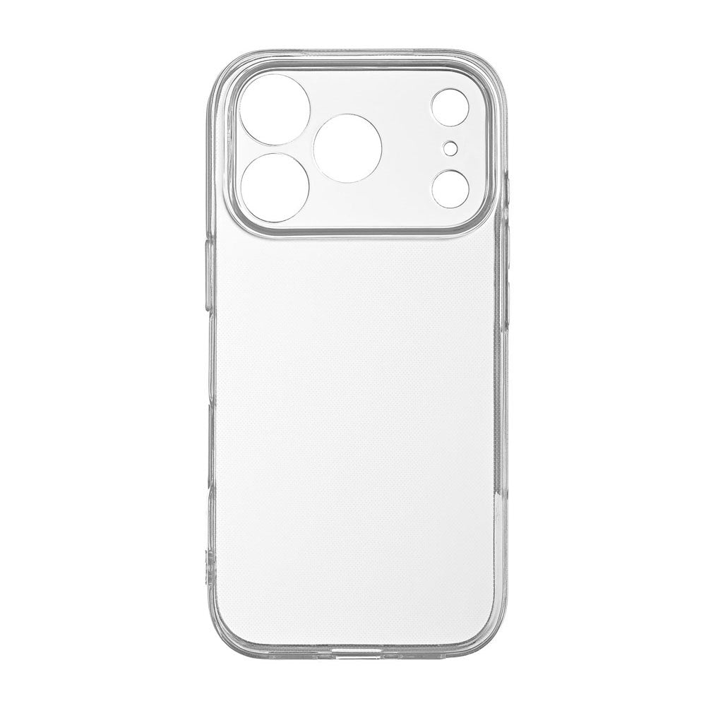 Onsala iPhone 17 Pro Fleksibelt Plastik Bagside Cover - Gennemsigtig