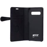 Buffalo - Samsung Galaxy S10+ (Plus) - 2-i-1 Ægte Læder Flip Cover - Sort