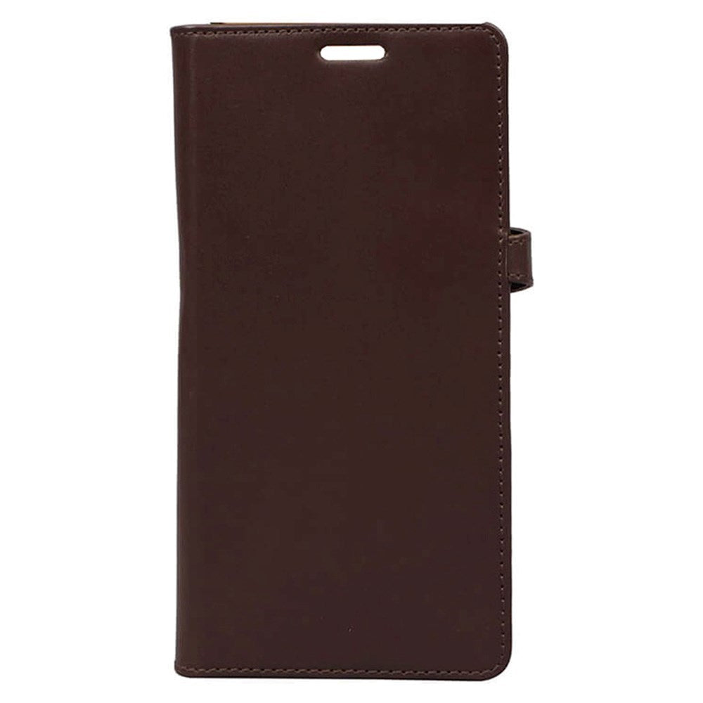 Buffalo - Samsung Galaxy A71 - 2-i-1 Ægte Læder Flip Cover - Brun