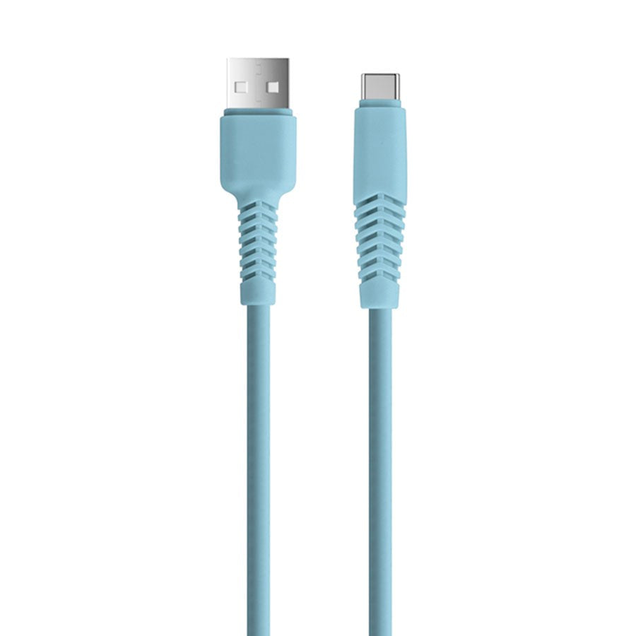 USB-C-kabel 10 W fra Setty - 1,5 m. - Lyseblå