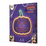 Forever Light LED neonskilt Halloween - oransje og grønt lys m. Gresskar