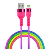 USB-A til Lightning-kabel 10 W fra Setty - 1,2 m. - Regnbuen