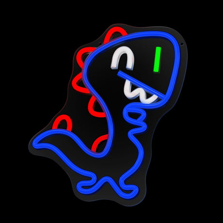 Forever Light Neon Sign LED Jurassic Edition - Flerfarget lys m. Baby Dino