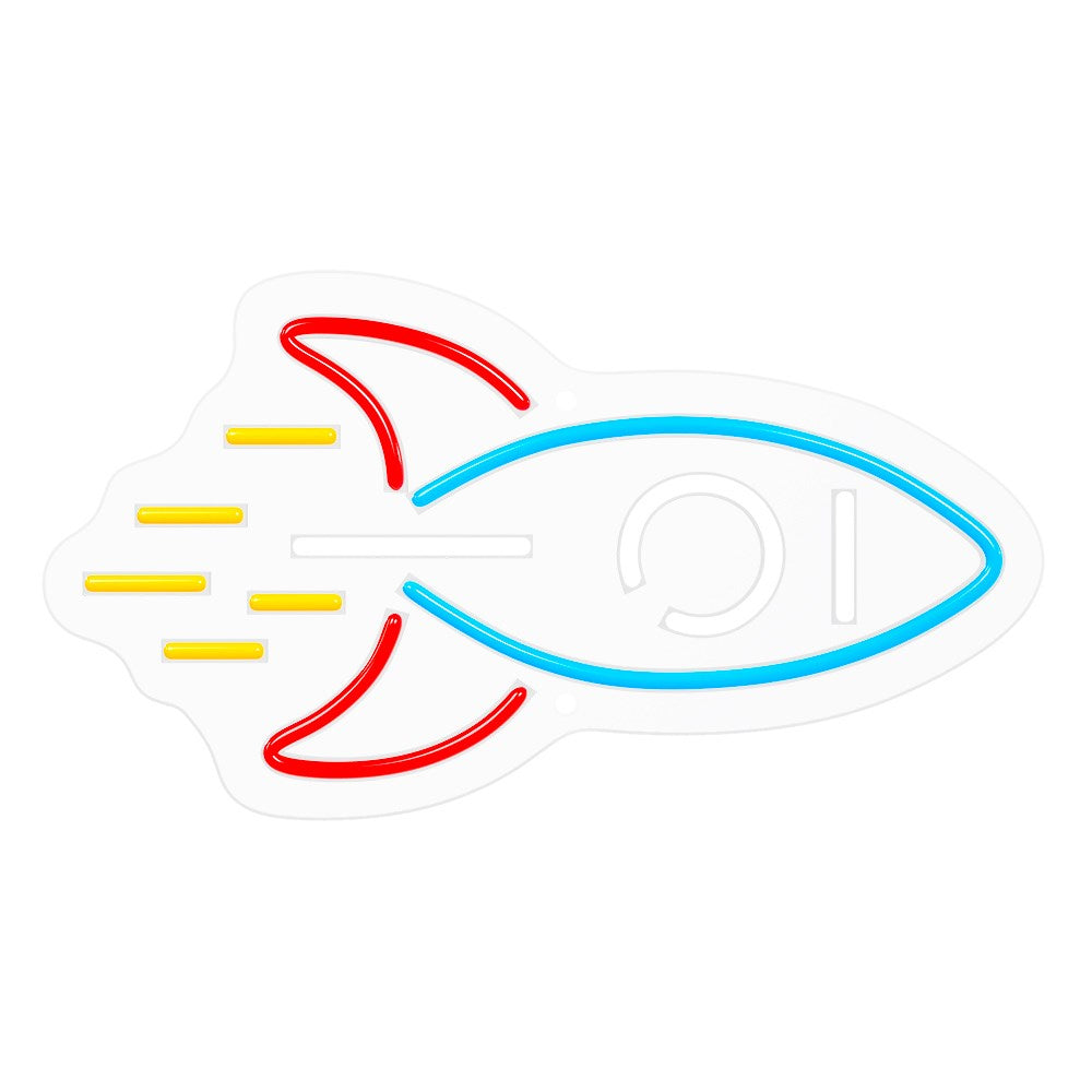 Neolia Neon Sign LED - Flerfarget lys m. Romrakett