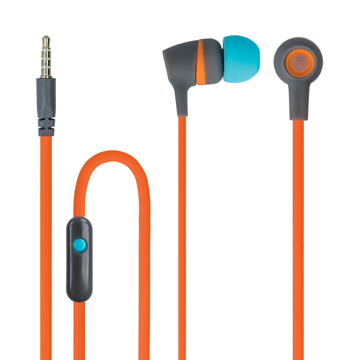 Forever Høretelefoner m. Ledning - 3.5mm mini-jack - Orange