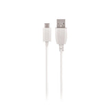 Maxlife Vegglader m. USB-A &amp; USB-C-kabel 10,5W - Hvit