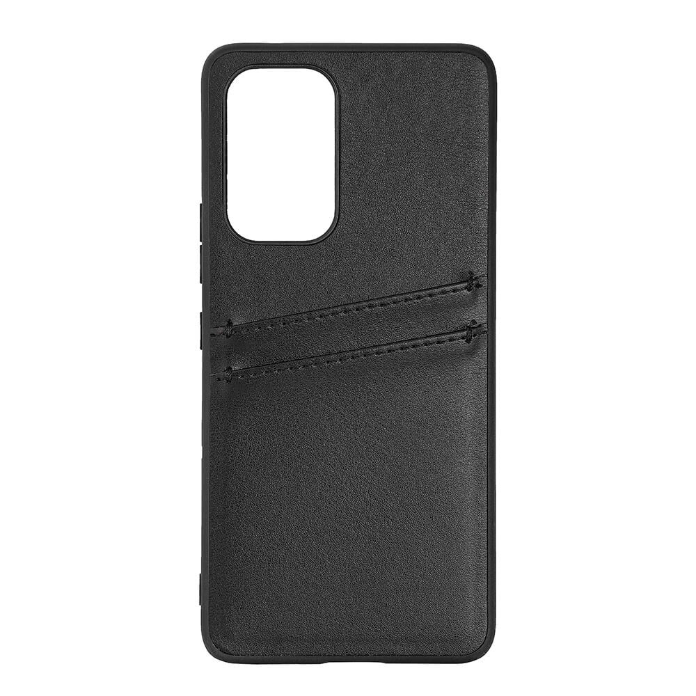 Buffalo Samsung Galaxy A53 (5G) Ægte Læder Bagside Cover m. Kortlomme - Sort