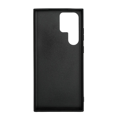 Samsung Galaxy S23 Ultra Buffalo Ægte Læder Bagside Cover - Sort