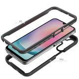 Samsung Galaxy A25 (5G) Tech-Protect DEFENSE360 deksel m. Skjermbeskytter - Gjennomsiktig / Svart