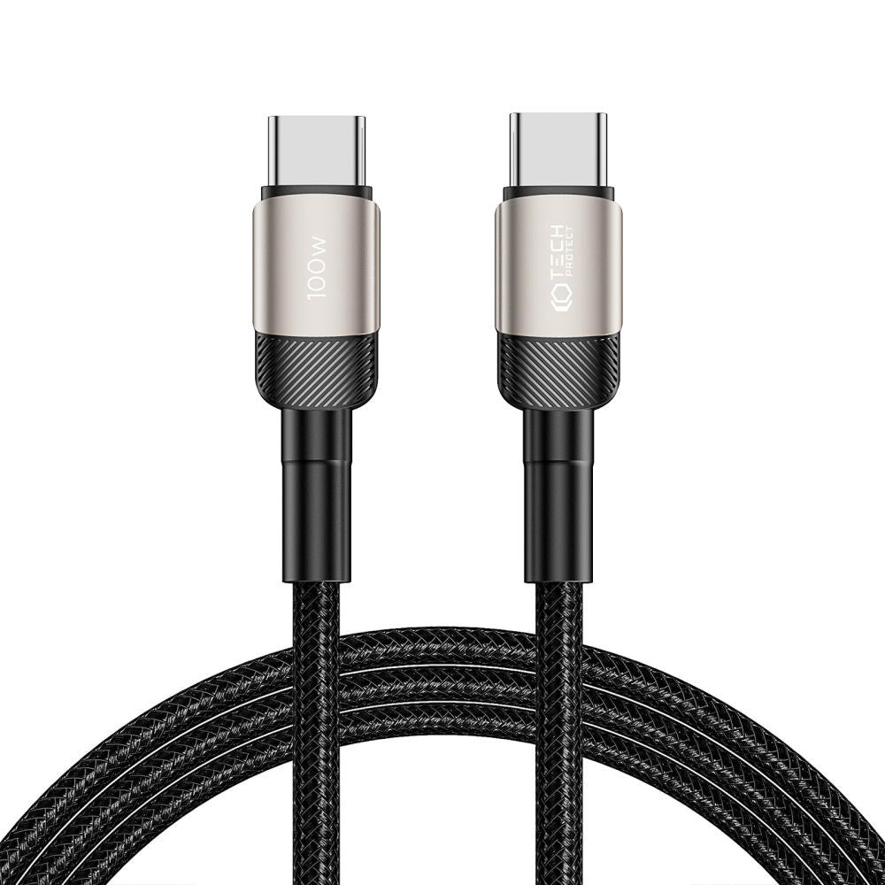 Tech-Protect Ultraboost Evo USB-C til USB-C-kabel 1000W/5A 2m - Titanium