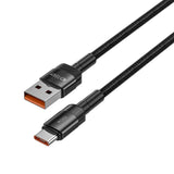 Tech-Protect Ultraboost Evo USB-A til USB-C-kabel 1000W/5A 25cm - Svart