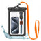 Tech-Protect Universal Waterproof Case - Svart / Gjennomsiktig (maks. mobil: 190 x 110 mm)