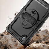Lenovo Tab M11 Craftsman Cover m. Beskyttelsesfilm, håndholder og skulderstropp - Tech-Protect Solid360 - Svart