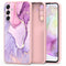 Samsung Galaxy A35 (5G) Tech-Protect-ikondeksel - fargerik marmor