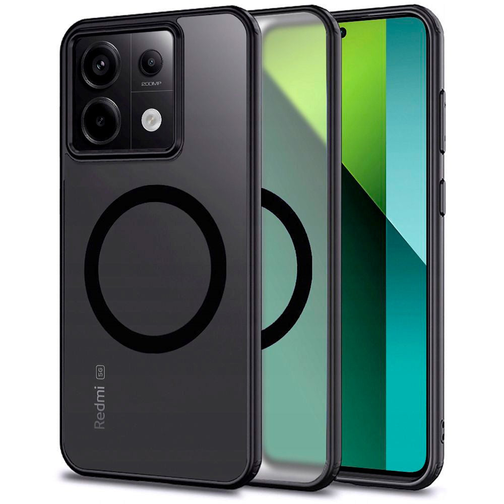 Xiaomi Redmi Note 13 (5G) Tech-Protect Magmat Bakdeksel - MagSafe-kompatibel - Matt Svart