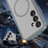 Samsung Galaxy S24+ (Plus) Tech-Protect Magmat Bagside Cover - MagSafe Kompatibel - Mat Titanium