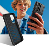 Samsung Galaxy A55 (5G) Tech-Protect Velar Cam+ plastdeksel - svart