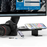 Tech-Protect Ultraboost minnekortleser SD-kortadapter m. Lyn / USB-A / USB-C - Grå