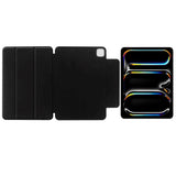 iPad Pro 13" (2024) Tech-Protect Smartcase Magnetic Cover Tri-fold - Svart