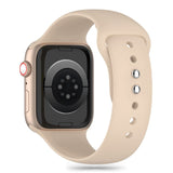 Apple Watch (42/44/SE/45/46/49 mm) Tech-Protect silikonstropp - valnøtt