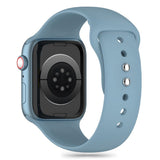 Apple Watch (42/44/SE/45/46/49 mm) Tech-Protect silikonstropp - vinterblå