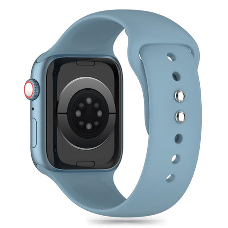 Apple Watch (42/44/SE/45/46/49 mm) Tech-Protect silikonstropp - vinterblå