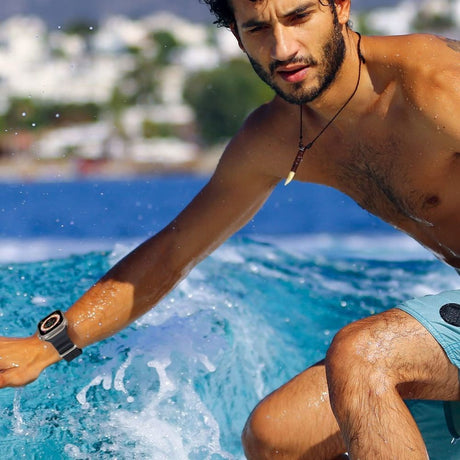 Tech-Protect Apple Watch (42/44/SE/45/46/49 mm) Iconband Pro silikonstropp - mørkeblå