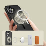 iPhone 16 Plus Tech-Protect MagMat Bakdeksel - MagSafe-kompatibel - Matt Svart