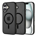 iPhone 16 Plus Tech-Protect MagMat Bakdeksel - MagSafe-kompatibel - Matt Svart