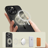 iPhone 16 Pro Tech-Protect MagMat Bakdeksel - MagSafe-kompatibel - Mattsvart