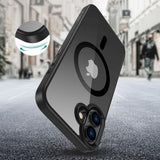 iPhone 16 Plus Tech-Protect Magmat Bakdeksel - MagSafe-kompatibelt - Mattsvart