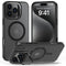 iPhone 16 Pro Max Tech-Protect Magstand Bakdeksel - MagSafe-kompatibel - Mattsvart