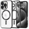 iPhone 16 Pro Max Tech-Protect Magmat Bakdeksel - MagSafe-kompatibel - Gjennomsiktig / Svart
