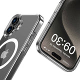 iPhone 16 Plus Tech-Protect Flexair Hybrid Bakdeksel - MagSafe-kompatibel - Gjennomsiktig