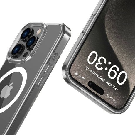 iPhone 16 Pro Tech-Protect Flexair Hybrid Bakdeksel - MagSafe-kompatibel - Gjennomsiktig