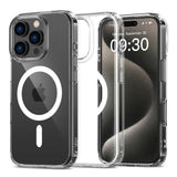 iPhone 16 Pro Max Tech-Protect Flexair Hybrid Bakdeksel - MagSafe-kompatibel - Gjennomsiktig