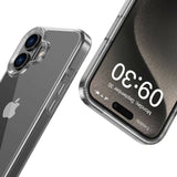 iPhone 16 Tech-Protect Flexair Hybrid Bakdeksel - Gjennomsiktig