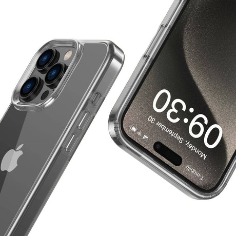 iPhone 16 Pro Tech-Protect Flexair Hybrid Bakdeksel - Gjennomsiktig