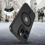 iPhone 16 Pro Max Tech-Protect Magcam Bagside Cover - MagSafe Kompatibel - Mat Sort