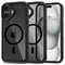 iPhone 16 Tech-Protect Maghybrid Bagside Cover - MagSafe Kompatibel - Sort / Rød
