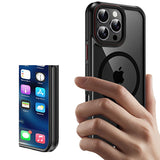 iPhone 16 Pro Max Tech-Protect Maghybrid Bakdeksel - MagSafe-kompatibel - Svart / Rød