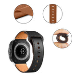 Samsung Galaxy Watch Ultra (47 mm) Tech-Protect Leatherfit ekte skinnrem - svart